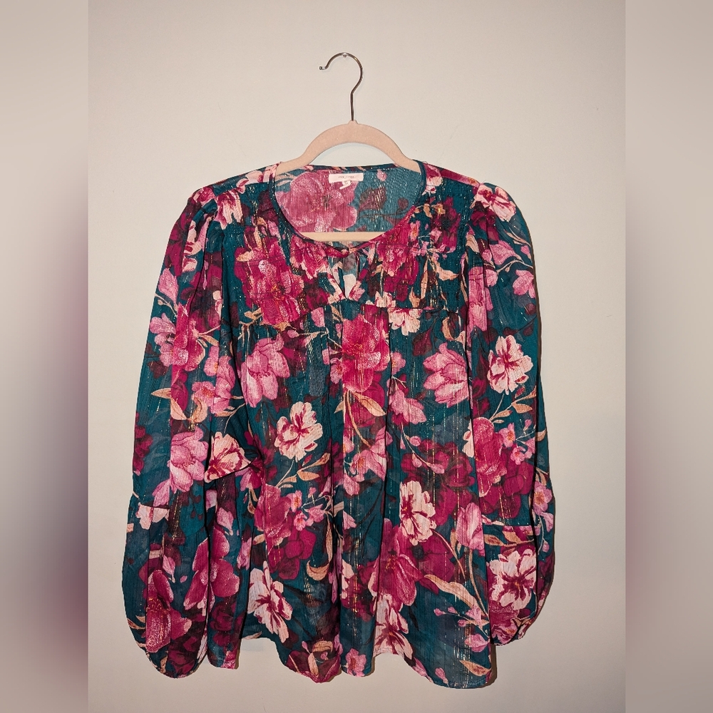 Maurices size large long sleeve flowy blouse